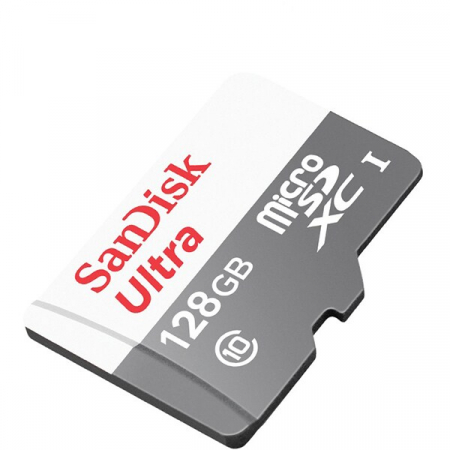 Card de memorie SanDisk Ultra 128GB, viteza 48MB/S, clasa 10, cu adaptor [1]