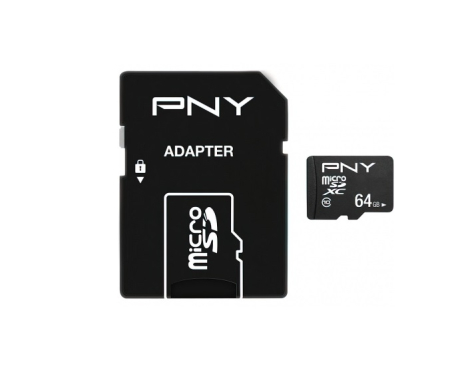 Card Memorie microSDXC PNY Performance Plus, 64Gb, Clasa 10, Cu Adaptor [1]