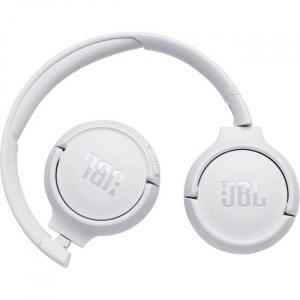 Casti audio On-ear JBL Tune 500, Wireless, Bluetooth, Pure Bass Sound, Hands-free Call, 16H, alb [2]