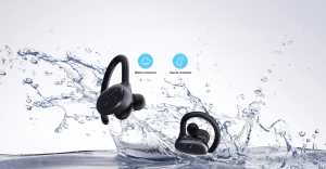 Casti bluetooth 5.0 Hi-Fi TWS MiFa X12 fara fir (wireless), control audio, handsfree, rezistente la apa IPX7, black [2]
