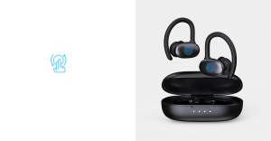 Casti bluetooth 5.0 Hi-Fi TWS MiFa X12 fara fir (wireless), control audio, handsfree, rezistente la apa IPX7, black [7]
