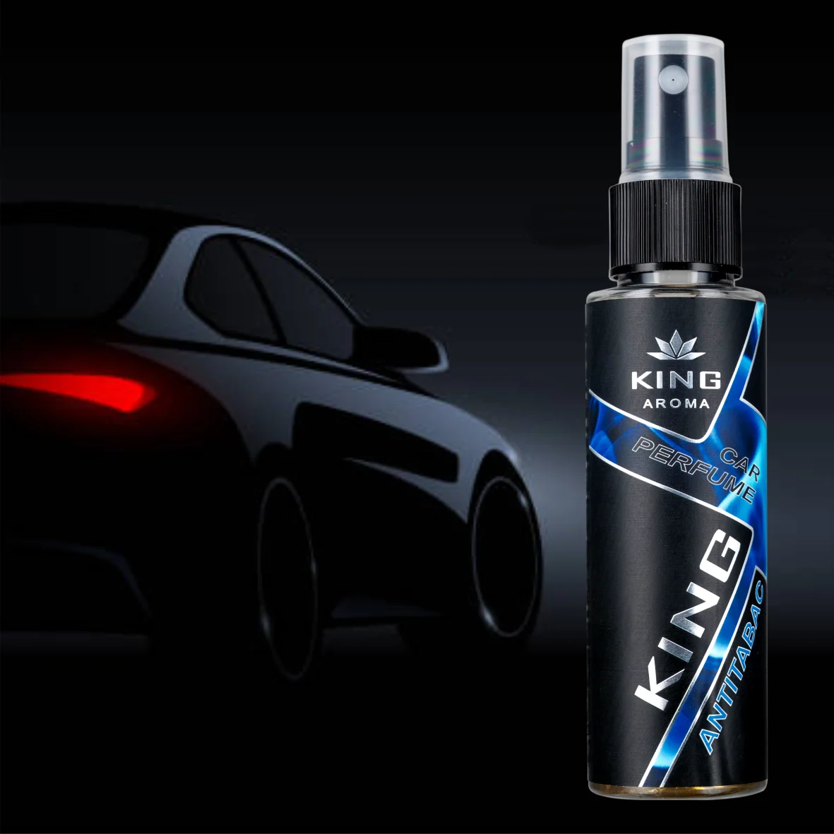 Odorizant auto cu pulverizator Antitabac Kingaroma 50 ml [3]