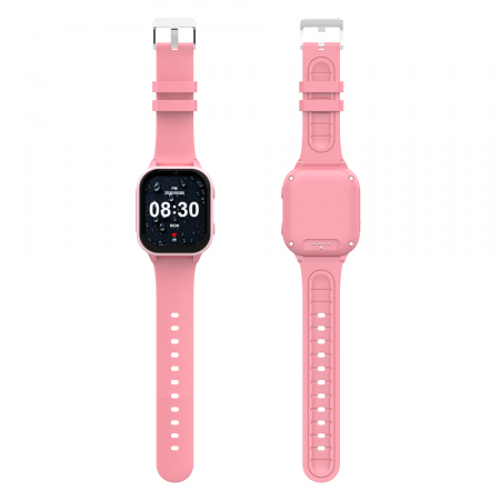 FG59 ceas cu Android, ecran 1.85 inch pentru copii Optimus AT cu localizare prin GPS, apelare video, camera, buton SOS, perimetru, (smartwatch), roz [7]