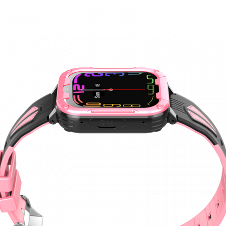 FG62 Ceas cu Android 8.1, ecran 1.85 inch pentru copii Optimus AT cu localizare prin GPS, apelare video, camera, buton SOS, perimetru, (smartwatch), roz [7]