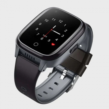 Ceas inteligent pentru adulti 4G cu localizare prin GPS, apelare audio, video, puls, tensiune, camera, buton SOS, FG 29 negru [2]