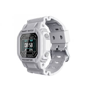 Smartwatch - Ceas inteligent (smartwatch) cu design retro Optimus AT I2 ecran 0.96 inch color puls, moduri sport, notificari, grey