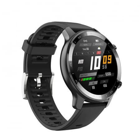 Ceas inteligent (smartwatch) Optimus AT S30 ecran cu touch color HD, moduri sport, pedometru, puls, notificari, negru [2]