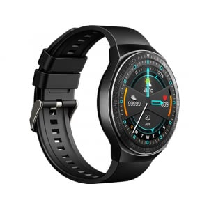 Ceas inteligent (smartwatch) MT-3 cu difuzor si microfon incorporat, ecran cu touch 1.28 inch color, moduri sport, pedometru, puls, notificari, black [1]