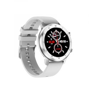 Smartwatch - Ceas inteligent (smartwatch) Optimus AT DT-89 ecran cu touch 1.2 inch color HD, moduri sport, pedometru, puls, notificari, gri