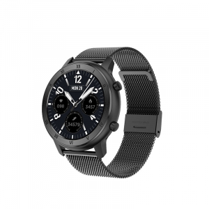 Ceas inteligent (smartwatch) Optimus AT DT-89 ecran cu touch 1.2 inch color HD, moduri sport, pedometru, puls, notificari, metal black [1]