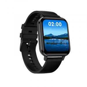 Ceas inteligent (smartwatch) Optimus AT DTX ecran cu touch 1.78 inch color HD, ECG, Sp02, puls, moduri sport, notificari, silicon black [0]