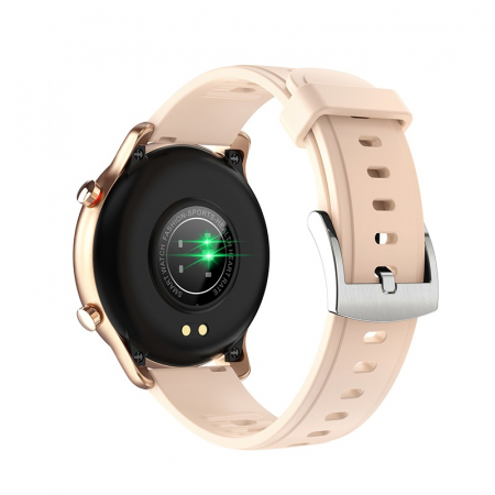 Ceas inteligent (smartwatch) Optimus AT S30 ecran cu touch color HD, moduri sport, pedometru, puls, notificari, auriu [2]