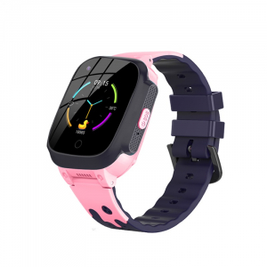 Ceas inteligent (smartwatch) pentru copii Optimus AT 8T cu localizare prin GPS, ecran 1.3 inch, apelare video, camera, buton SOS, pink [0]