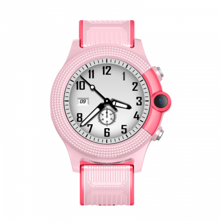 Ceas inteligent FG58 roz (smartwatch) pentru copii Optimus AT cu localizare prin GPS, ecran 1.28 inch, apelare video, camera, buton SOS, perimetru pink [2]