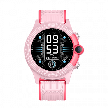 Ceas inteligent FG58 roz (smartwatch) pentru copii Optimus AT cu localizare prin GPS, ecran 1.28 inch, apelare video, camera, buton SOS, perimetru pink [3]