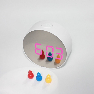 Ceas multifunctional cu cifre mari, ecran tip olginda Optimus AT 6505 termometru, alarma, snooze, baterii priza [1]