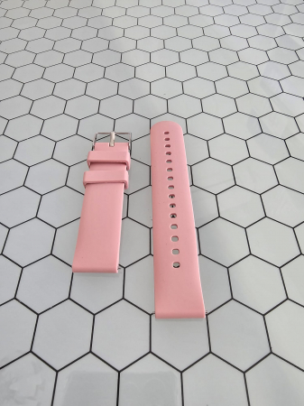 Bratari fitness / Smartwatch - Curea silicon latime 20 mm, lungime 210 mm, roz