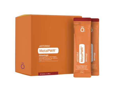 Suplimente alimentare - DōTerra MetaPWR™ Advantage Supliment Alimentar cu Colagen cu Rosie si Cirese 30 plicuri