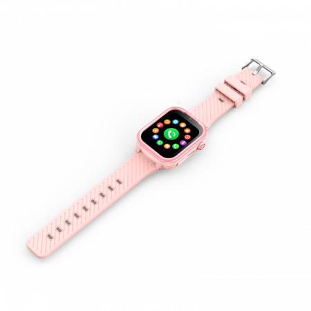 FG60 Ceas cu Android pentru copii, ecran 1.83 inch cu apelare audio, video, 4G, GPS, (smartwatch) roz [6]