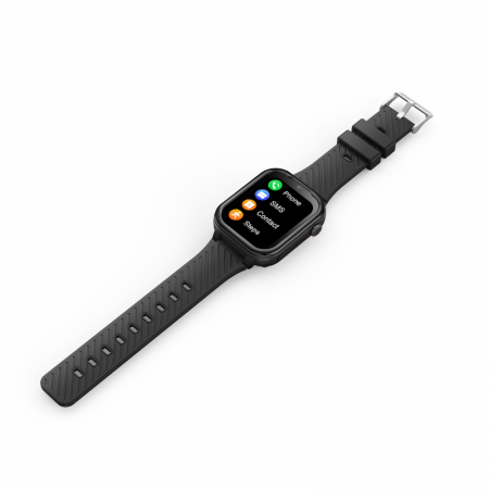 FG60 Ceas cu Android pentru copii, ecran 1.83 inch cu apelare audio, video, 4G, GPS, (smartwatch) negru [5]