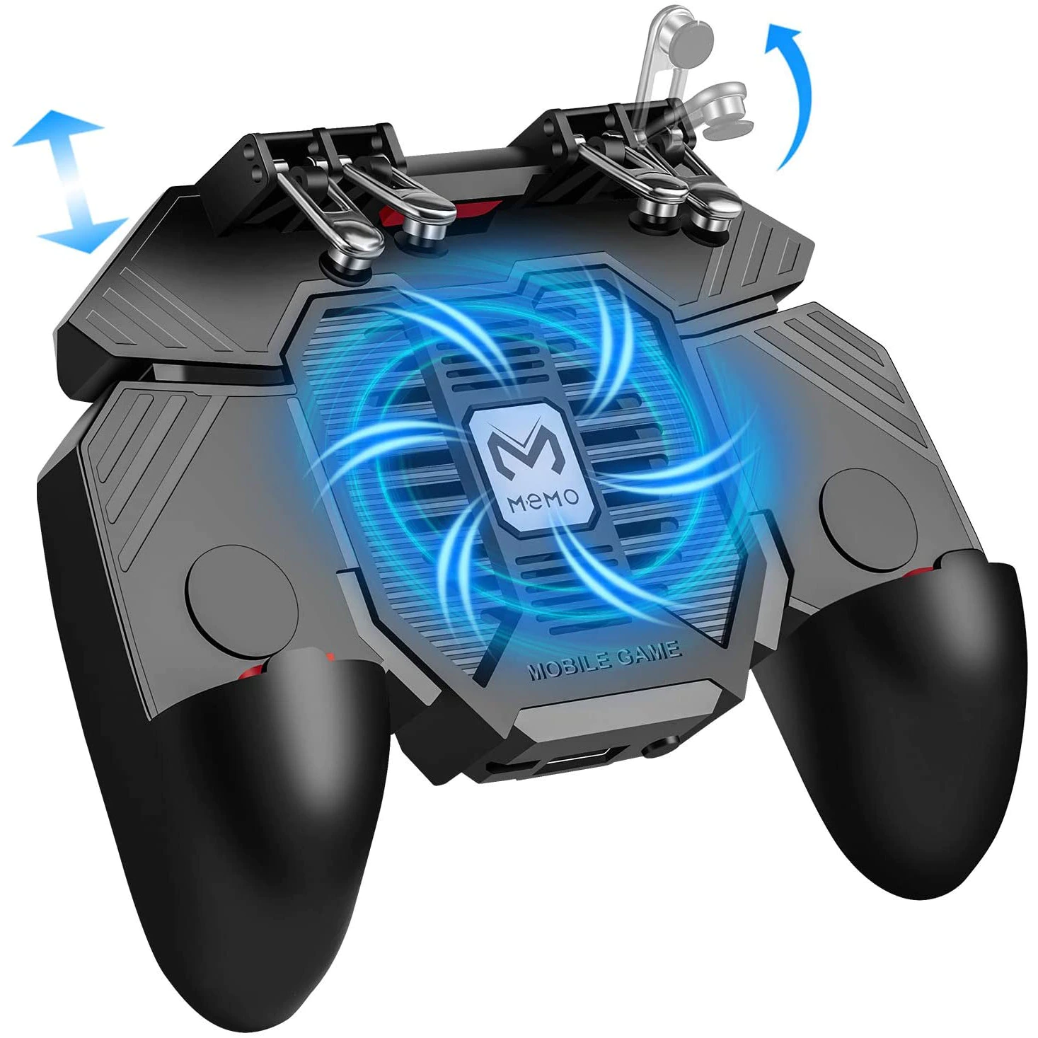 Gamepad Reglabil AK77 cu ventilator si 4 butoane, compativil IOS, Android [4]