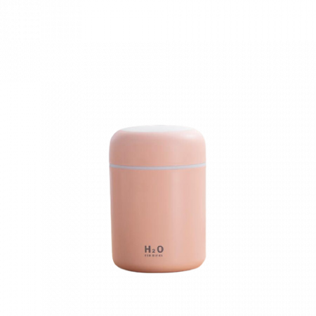 Difuzoare aroma mini - Difuzor aroma portabil, cu lumini RGB Optimus AT DQ107, roz