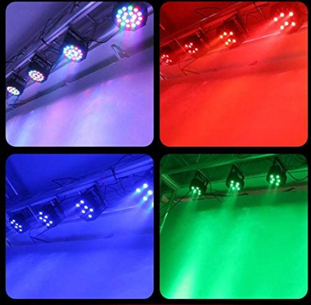 Proiector cu lumini RGB 18 culori, cu sistem de prindere, joc de lumini pentru petreceri, cluburi, 16W lampa LED, disco [5]