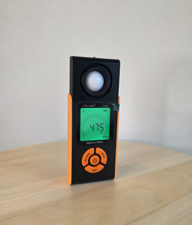 Luxmetru digital profesional YITANGTEC YT351S, 0-200000 Lux / 0-20000 FC, ecran LCD color, MAX/MIN, HOLD, senzor foto din siliciu, iluminare display [1]