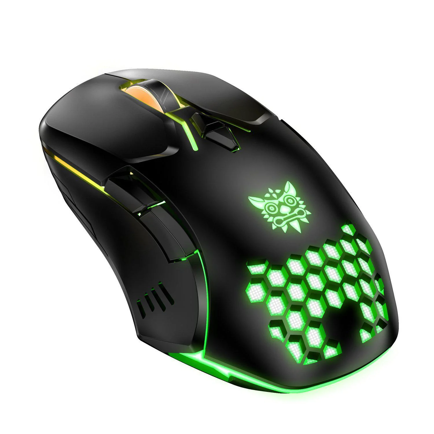 Mouse Gaming Onikuma 902, pe fir, 800-6400 dpi, LED RGB, negru [2]