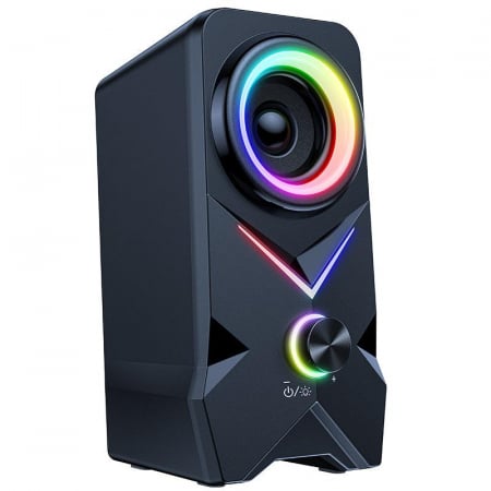 Boxe Gaming ONIKUMA L2 RGB, Tweeter Profesional 15 Inch, Sunet Clar, Efecte RGB, Microfon Încorporat, USB 5V, 3W [1]