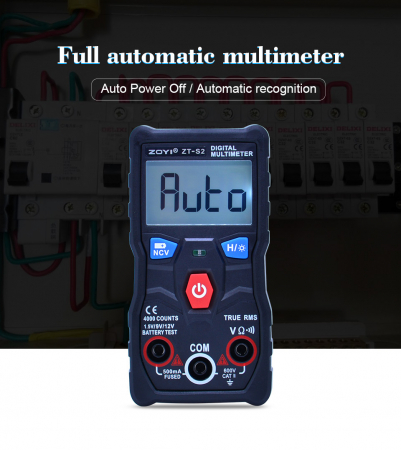 Multimetru ZOYI ZT-S2, 600V, testare baterii, True RMS, NCV [6]