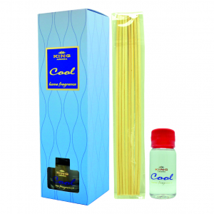 Odorizant cu betisoare de ratan, Kingaroma, Cool, 50ml + inca o rezerva de 50 ml CADOU [2]