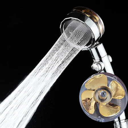 Para de dus tip vortex pentru presiune inalta cu cap rotativ, elice si filtru anti calcar, buton de oprire apa [4]