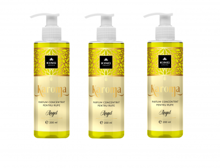 Parfumuri si Aromaterapie - Set 3 x Parfum concentrat pentru rufe KAROMA - Angel, 200 ml