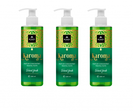 Parfum concentrat pentru rufe - Set 3 x Parfum concentrat pentru rufe KAROMA - Forest fresh, 200 ml
