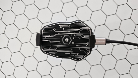 Cooler racire telefon K10 cu mufa Type C, afisaj electronic temperatura, culoare Gun Metal [4]