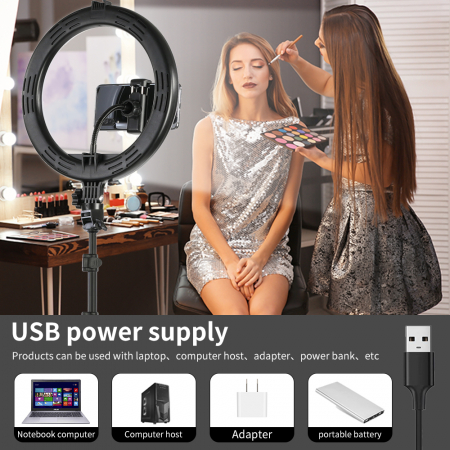 Set selfie ring 10 inch, trepied telescopic 160cm, suport telefon [8]