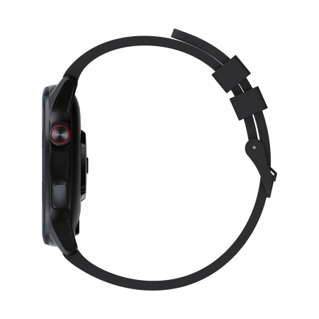SmartWatch MW04 Negru, Ecran 1.32 , cu Apelare Bluetooth, Microfon, Difuzor, Puls, Monitorizare somn, Vreme, Calorii si Moduri sport silicon [3]