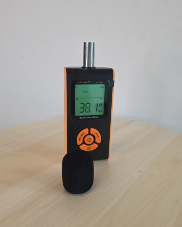 Sonometru digital profesional YITANGTEC YT311S, 30-130 dB, ponderare A/C, FAST/SLOW, MAX/MIN, HOLD, ecran LCD color, microfon cu protectie antivant [2]