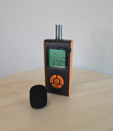 Sonometre - Sonometru digital profesional YITANGTEC YT311S, 30-130 dB, ponderare A/C, FAST/SLOW, MAX/MIN, HOLD, ecran LCD color, microfon cu protectie antivant