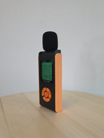 Sonometru digital YITANGTEC YT312, 30-130 dBA, masurare temperatura si umiditate, afisaj LCD color, functie MAX/MIN, Data Hold, ponderare A, FAST/SLOW, microfon cu condensator [1]