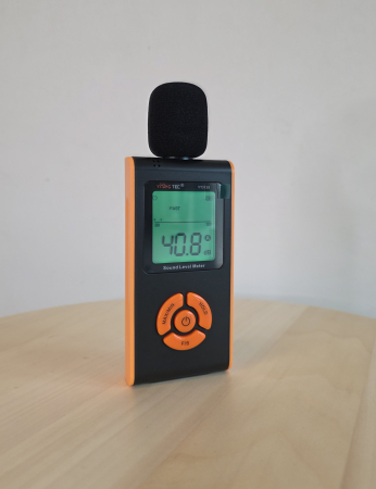 Sonometru digital YITANGTEC YT312S, 30-130 dBA, ecran LCD color, MAX/MIN, HOLD, FAST/SLOW, ponderare A, microfon cu condensator, masurare zgomot [2]