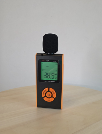 Sonometre - Sonometru digital YITANGTEC YT312S, 30-130 dBA, ecran LCD color, MAX/MIN, HOLD, FAST/SLOW, ponderare A, microfon cu condensator, masurare zgomot