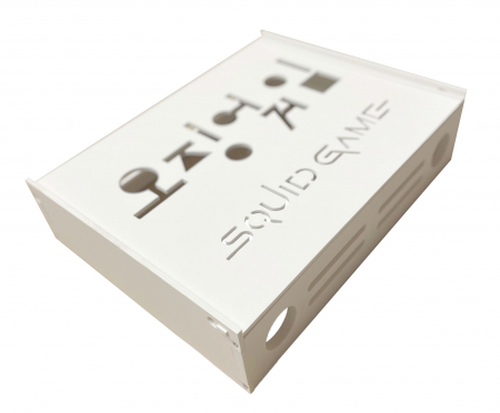Suport Router Squid Game M1 36x28x9 cm, alb, pentru mascare fire si echipament WI-FI, posibilitate montare pe perete [2]