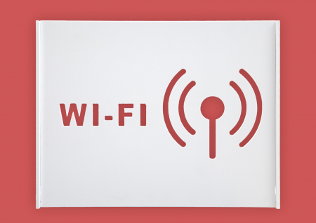 Suport Router Wireless WIFI 36x28x9 cm, alb, pentru mascare fire si echipament Wi-Fi, cu posibilitate montare pe perete Optimus AT Home [1]