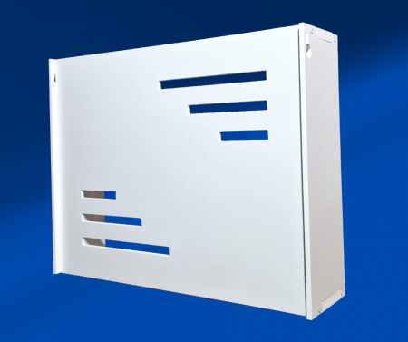 Masca Wi-Fi - Suport RouterWireless W15 36x28x9 cm, alb, pentru mascare fire si echipament Wi-Fi, cu posibilitate montare pe perete Optimus AT Home