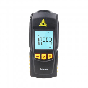 Tahometru digital fara contact Optimus AT 8900, masurare viteza rotatie pe minut RPM, negru [4]