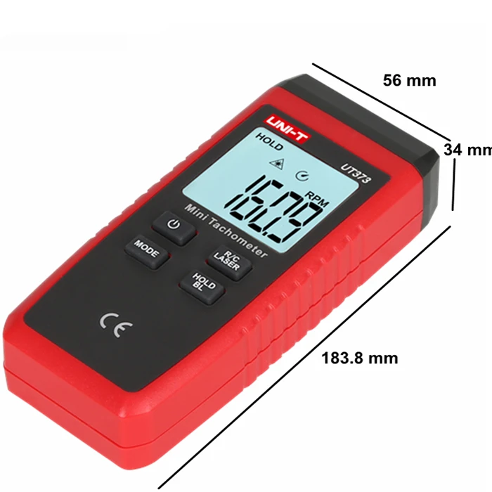 Tahometru digital din gama mini UNI-T UT373, scalare automata, memorarea datelor [4]