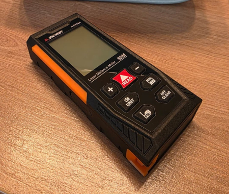 Telemetru laser 2 in 1 SNDWAY H-D510A, 50m, cu ruleta mecanica 2m, precizie ±2mm, functii suprafata/volum/Pitagora, baterie reincarcabila [2]