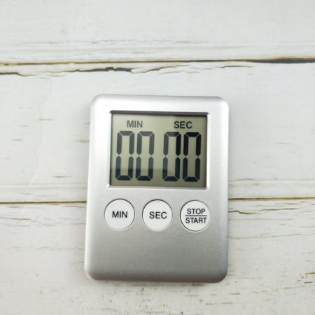 Temporizator cronometru digital pentru diverse activitati, stopwatch, culoare Gri [1]